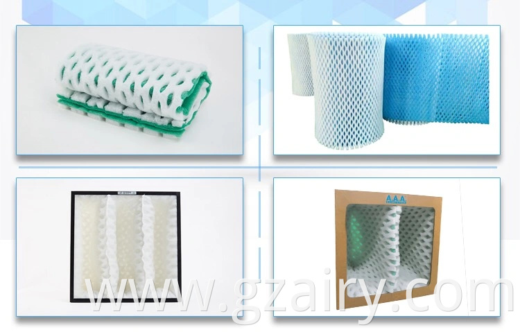 Punched Cotton Filter for Spray Booth with Longer Service Life